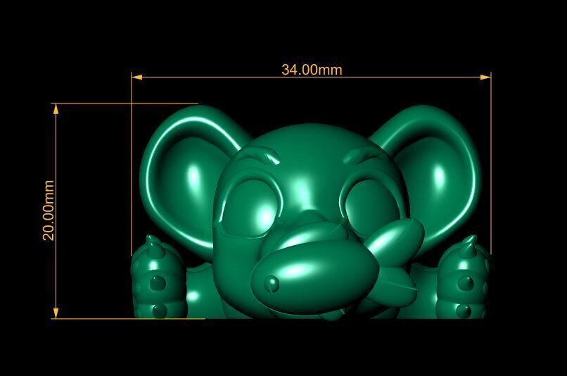 animal model 3D print model_3