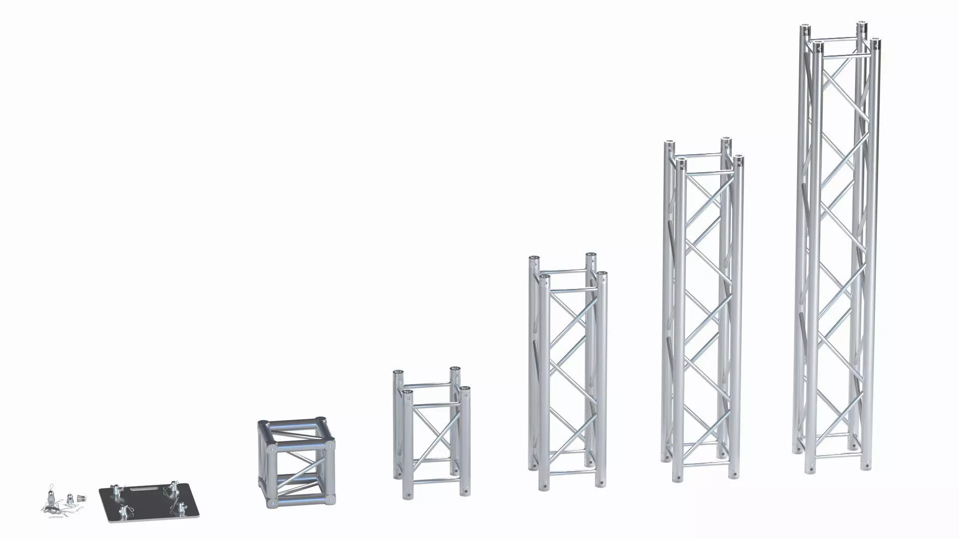 Box Truss Part 3D model_0