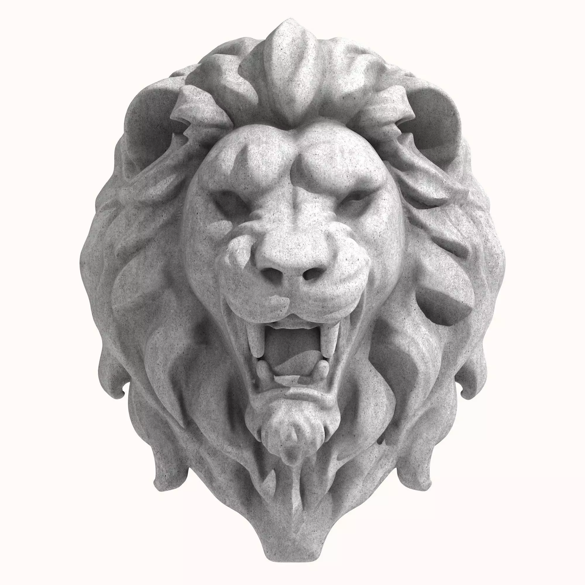 Lion Head 3D print model