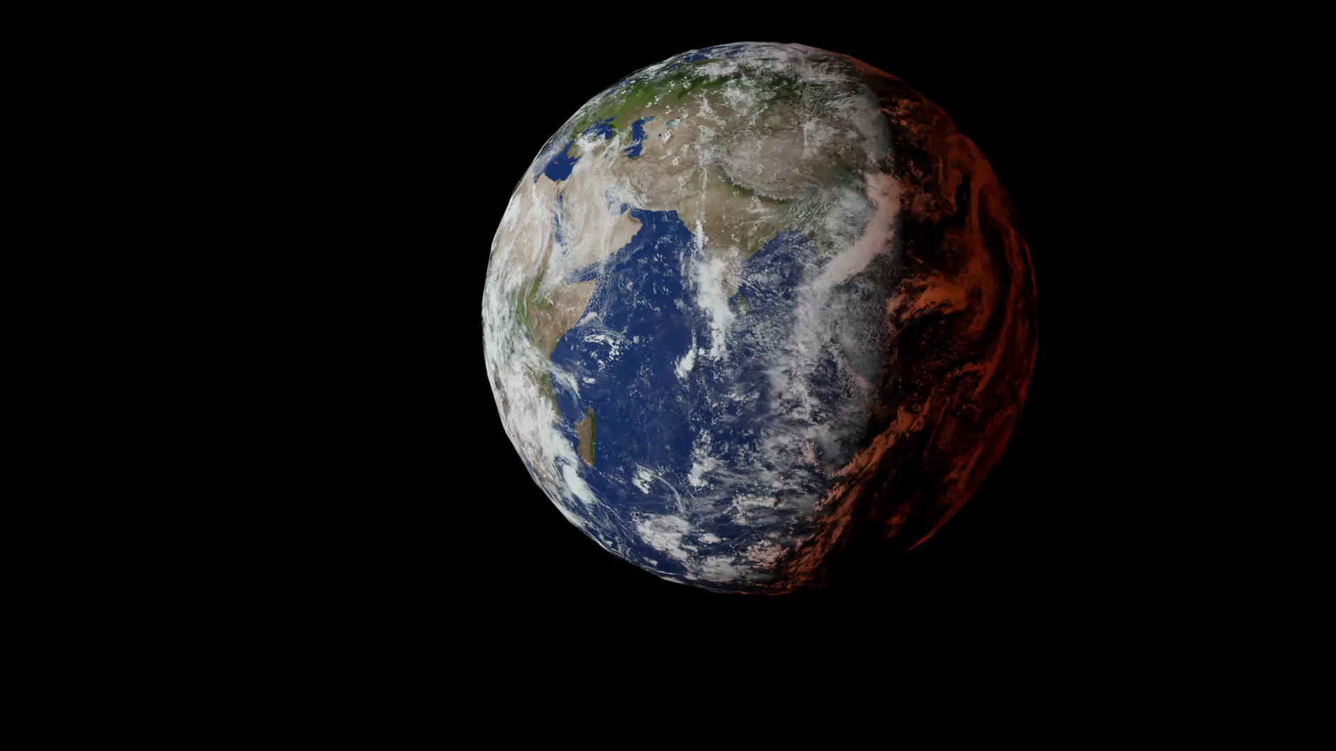 planet earth Low-poly 3D model