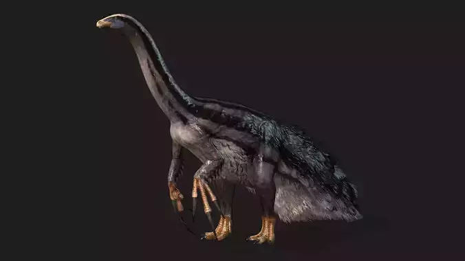 Therizinosaurus Dinosaur  Realistic Rigged Low Poly Dinosaur