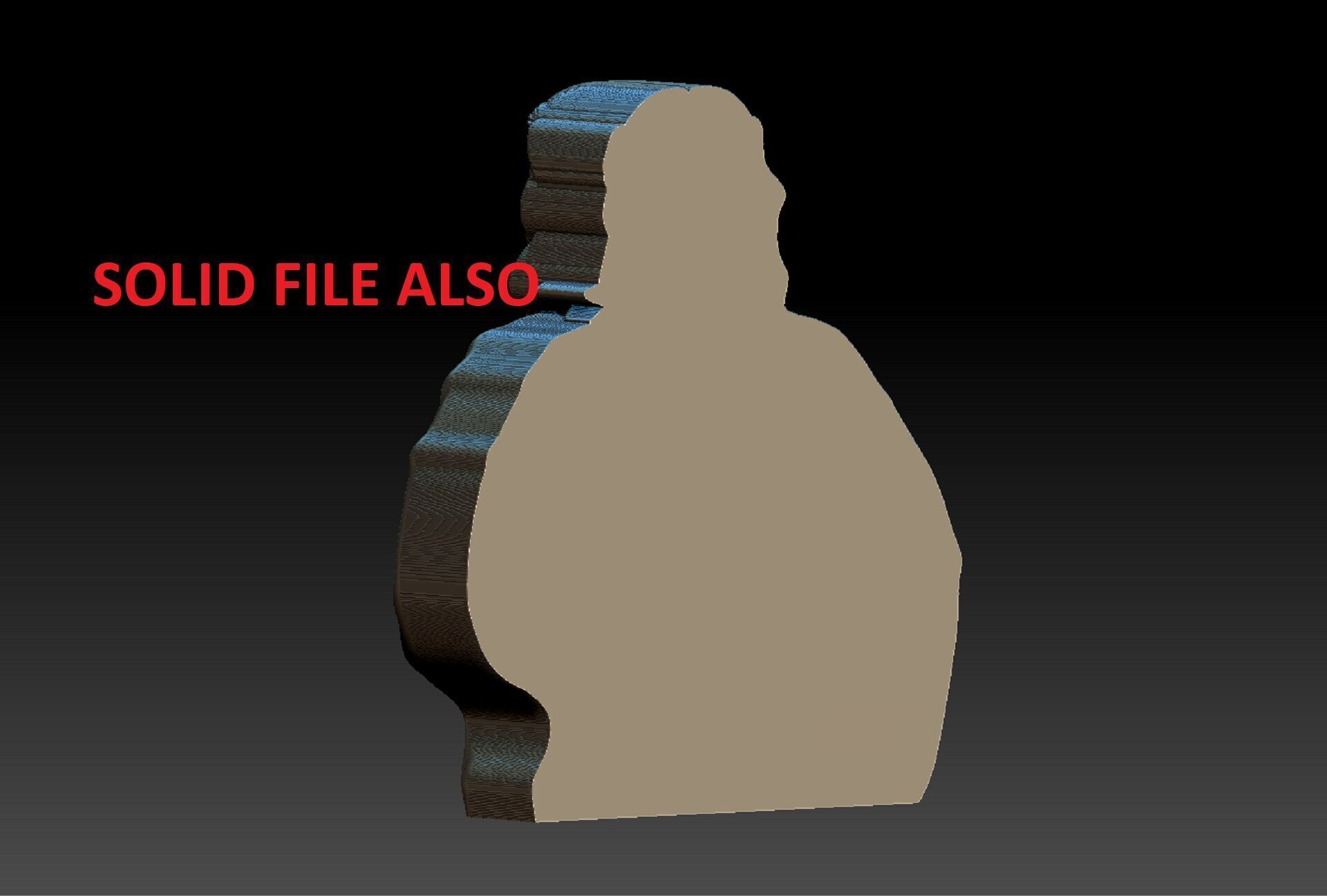 Sacred Heart of Jesus 3D print model_8