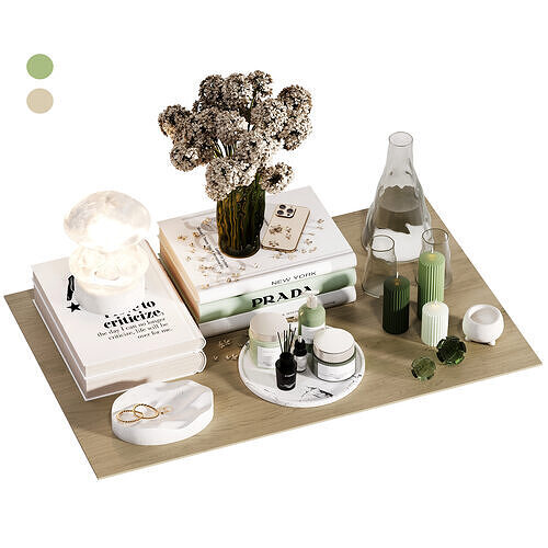 Decorative set-03 3D model