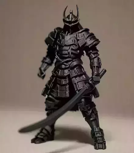 Samurai Warrior Figurine 3D print model