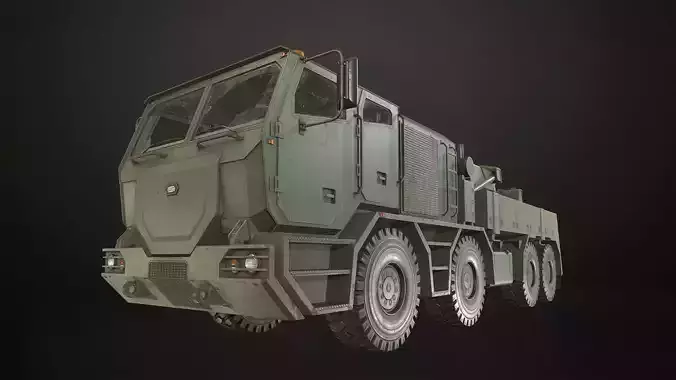 Heavy Military Truck V2 - Wrecker