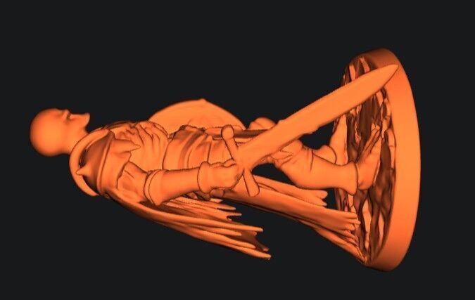 Skeleton Warrior 3D print model_8