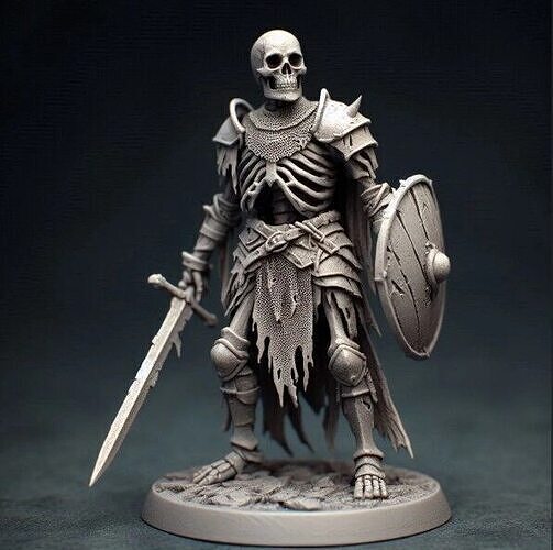 Skeleton Warrior 3D print model