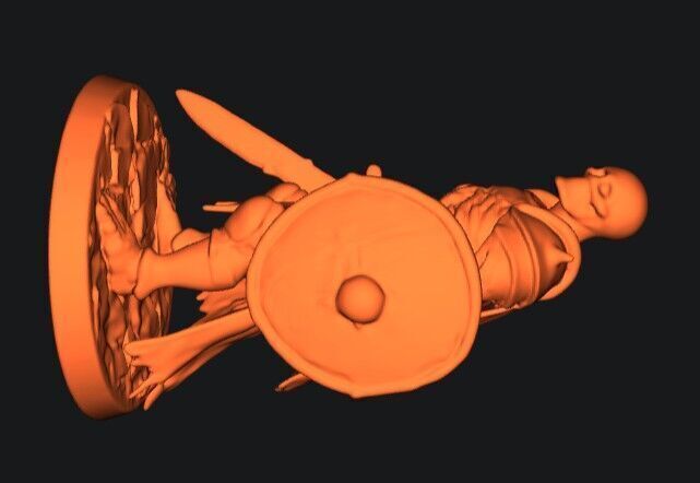 Skeleton Warrior 3D print model_14