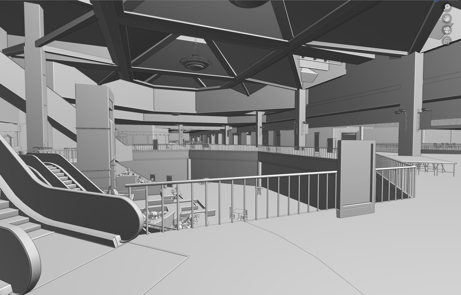 Valley View Mall - Official Blender Port from Gmod 3D model_2