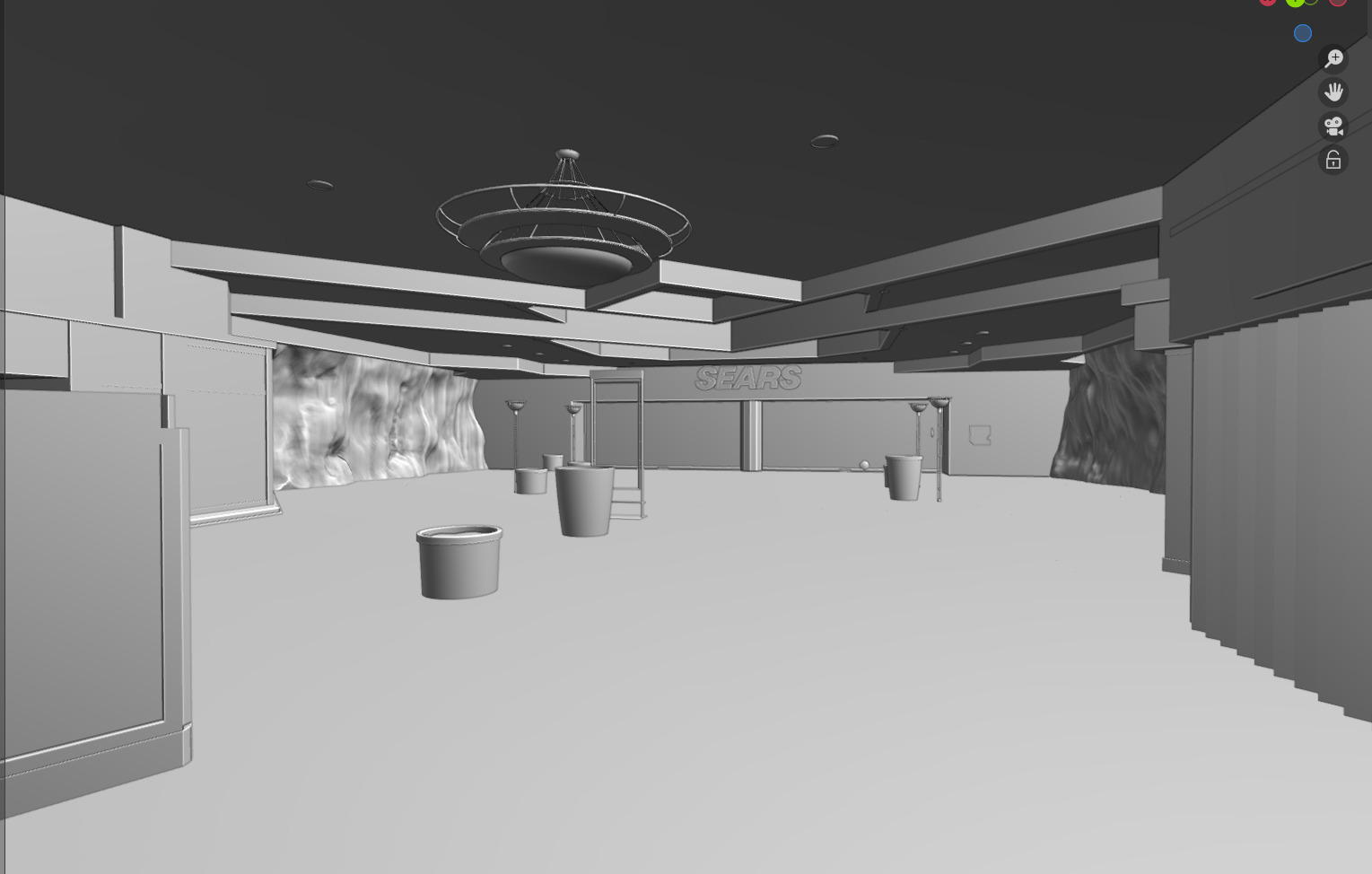 Valley View Mall - Official Blender Port from Gmod 3D model_46