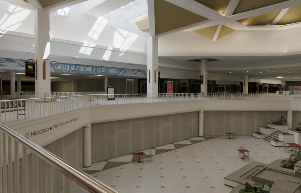 Valley View Mall - Official Blender Port from Gmod 3D model_5