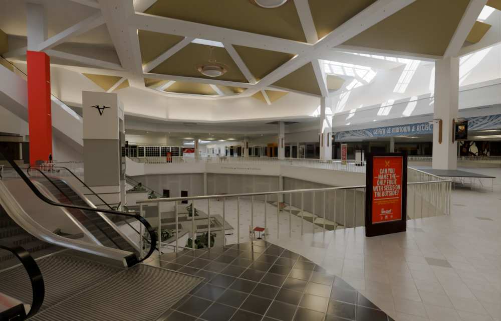 Valley View Mall - Official Blender Port from Gmod 3D model_1