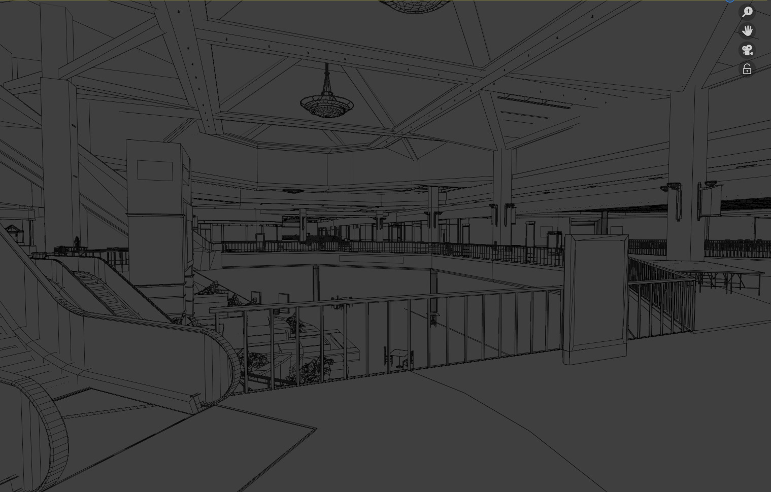 Valley View Mall - Official Blender Port from Gmod 3D model_3