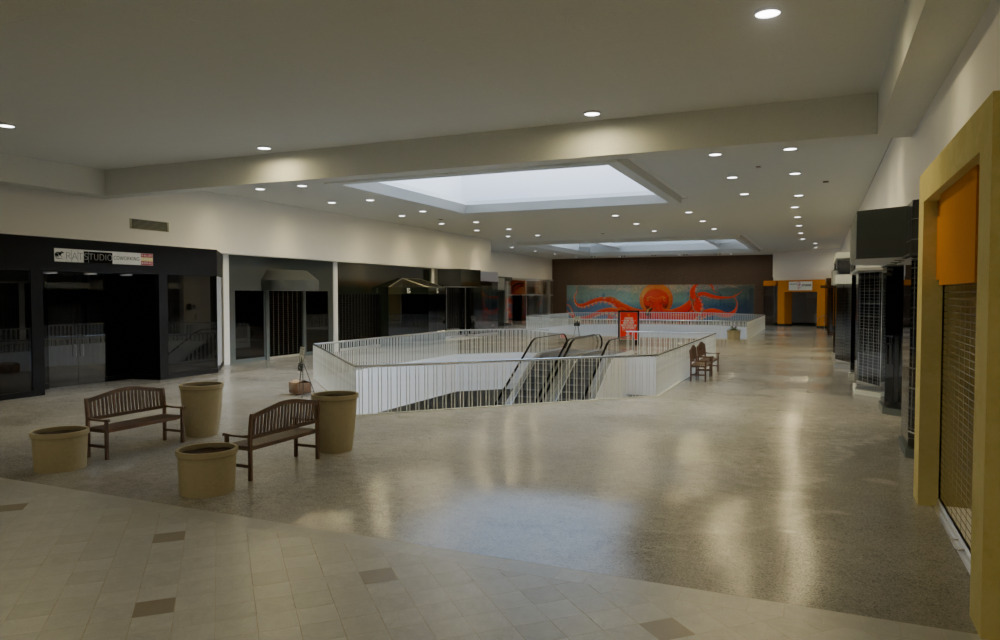 Valley View Mall - Official Blender Port from Gmod 3D model_12