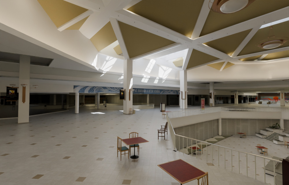 Valley View Mall - Official Blender Port from Gmod 3D model_8