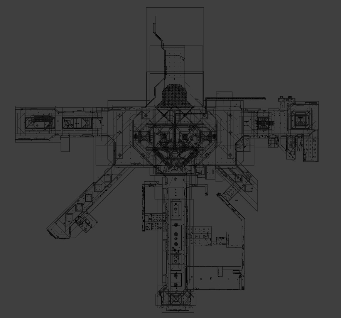 Valley View Mall - Official Blender Port from Gmod 3D model_45