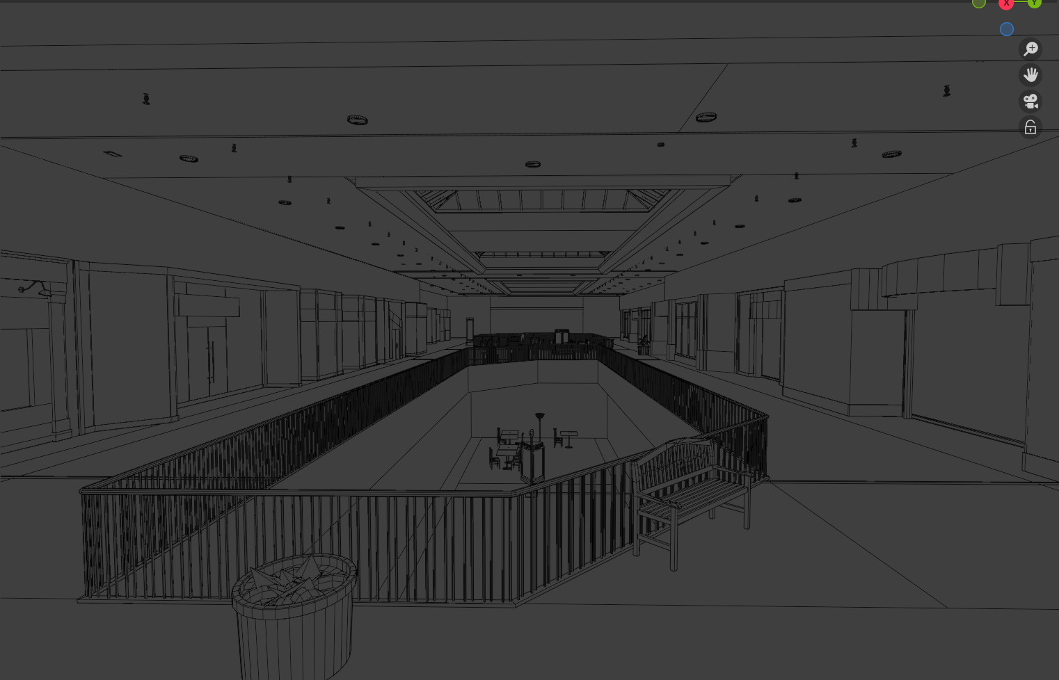 Valley View Mall - Official Blender Port from Gmod 3D model_37