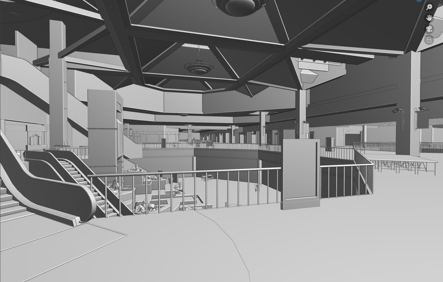 Valley View Mall - Official Blender Port from Gmod 3D model_22