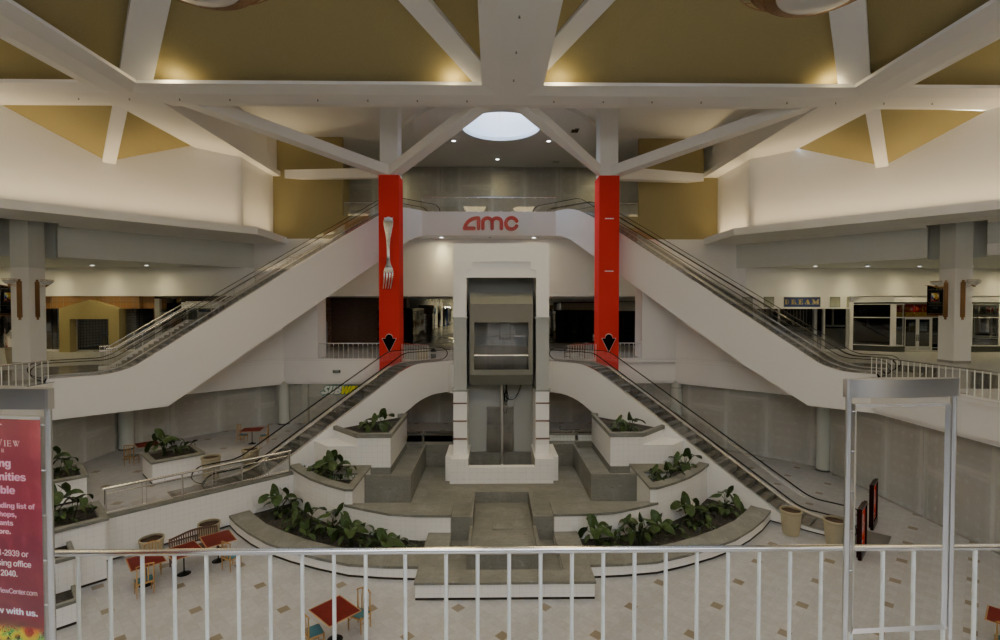 Valley View Mall - Official Blender Port from Gmod 3D model_4