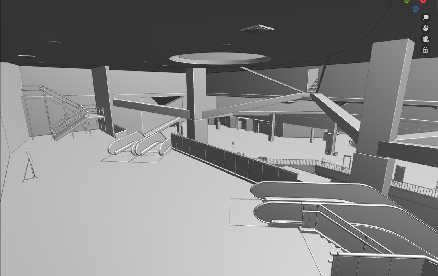 Valley View Mall - Official Blender Port from Gmod 3D model_38