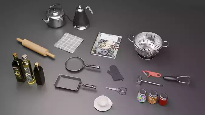 High quality model Kitchenware assets 