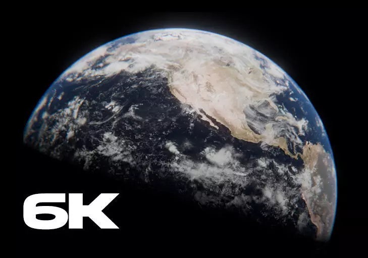 Photorealistic Earth with 6k Textures 3D model