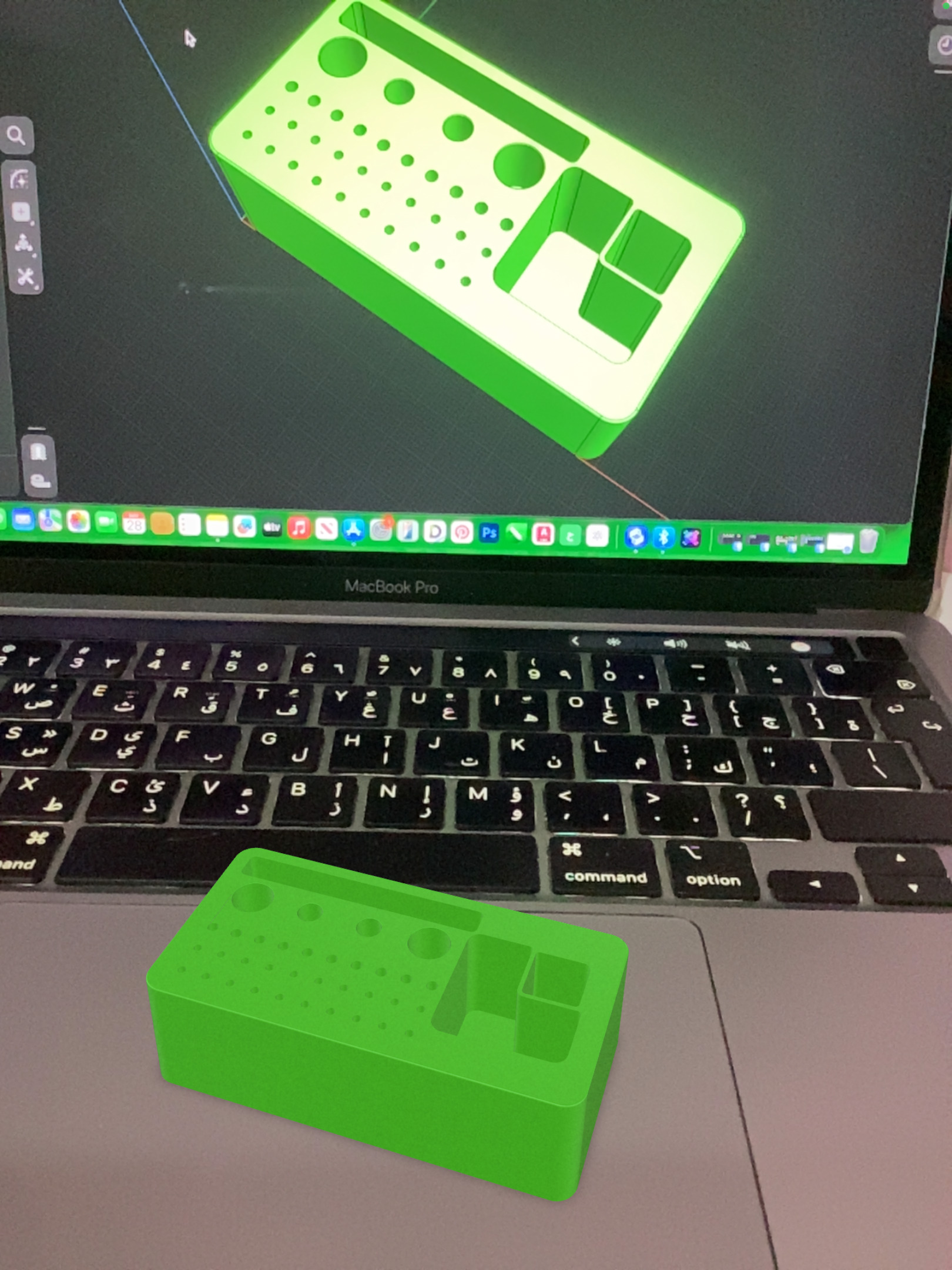 Compact Dental Drill Holder  Portable  Efficient 3D print model_3