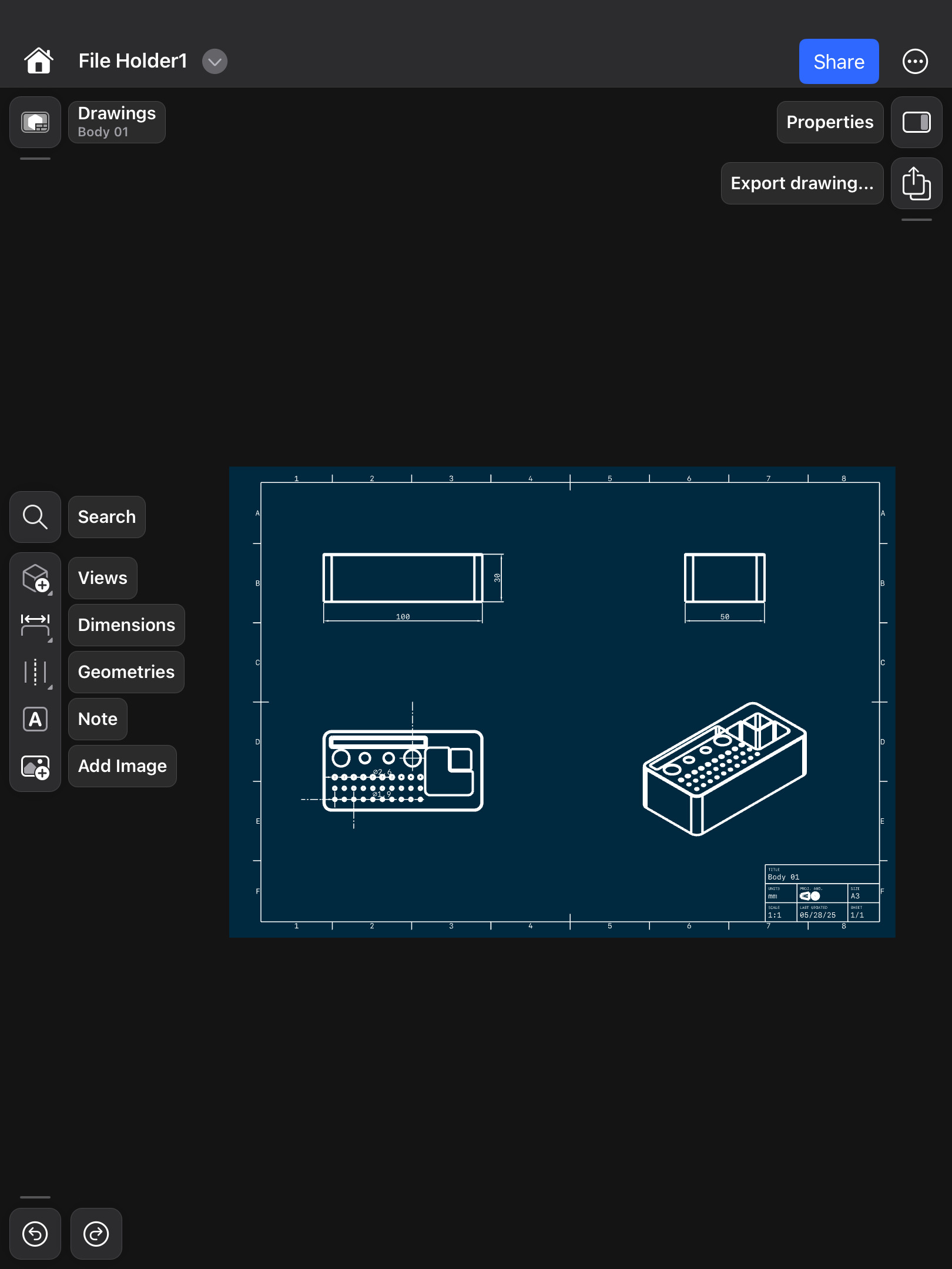 Compact Dental Drill Holder  Portable  Efficient 3D print model_2