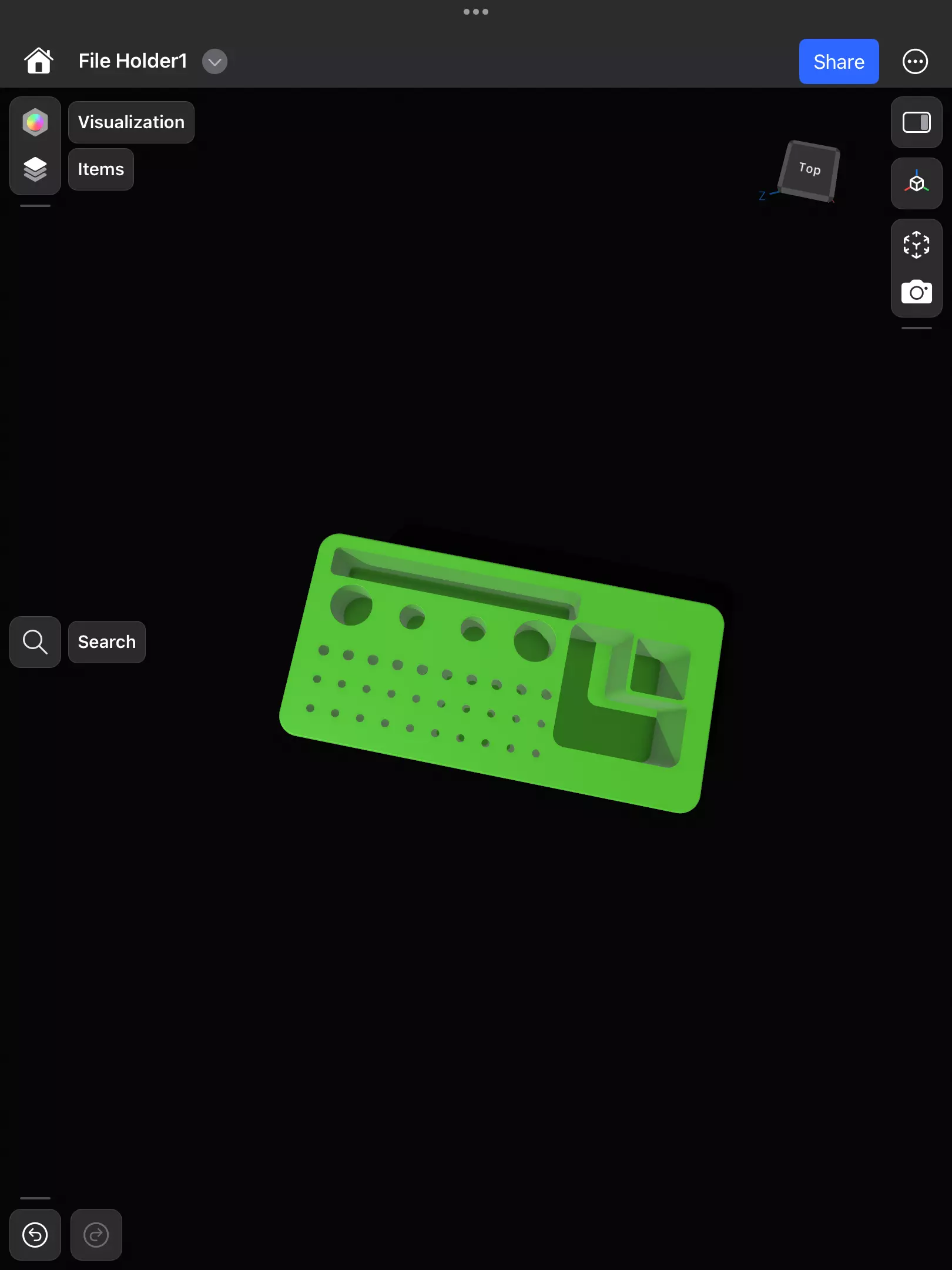 Compact Dental Drill Holder  Portable  Efficient 3D print model_0