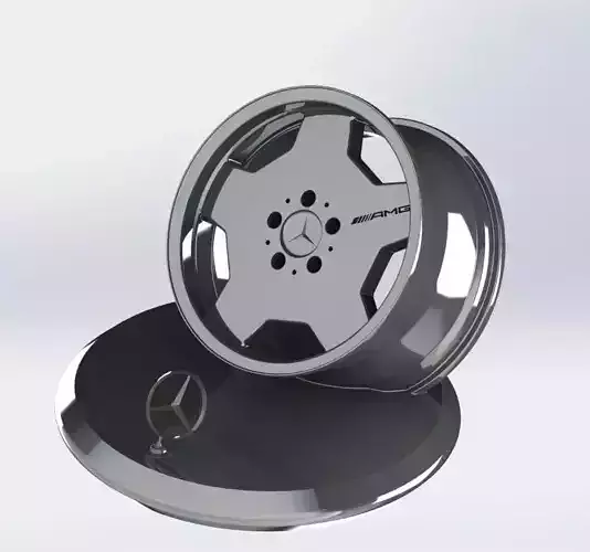 Mercedes-Benz AMG AERO 2 RIM 3D STL MODEL PRINTABLE Free 3D print model