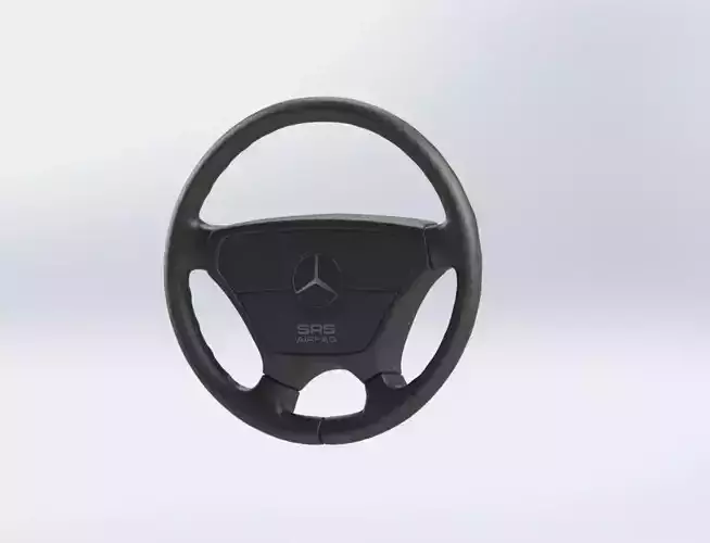 Mercedes-Benz W124 Steering Wheel STL Model PRINTABLE Free 3D print model
