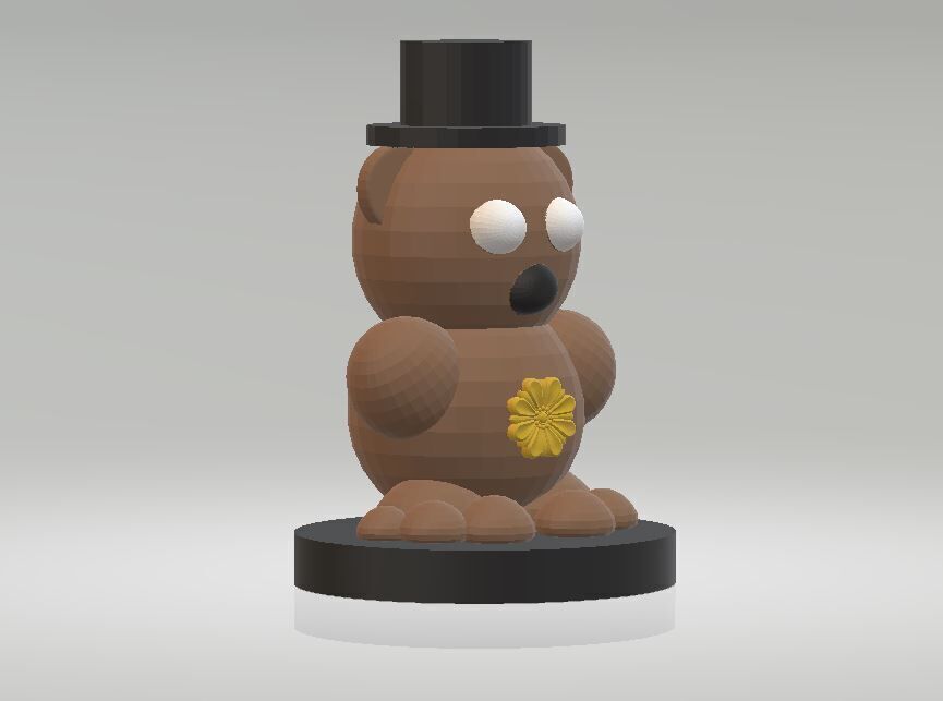 Cute Animal Character 3D print model_2