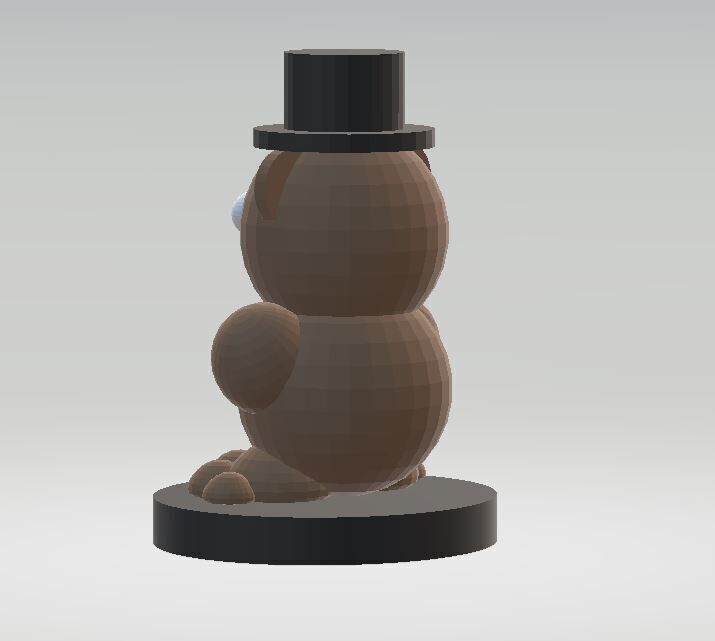 Cute Animal Character 3D print model_1