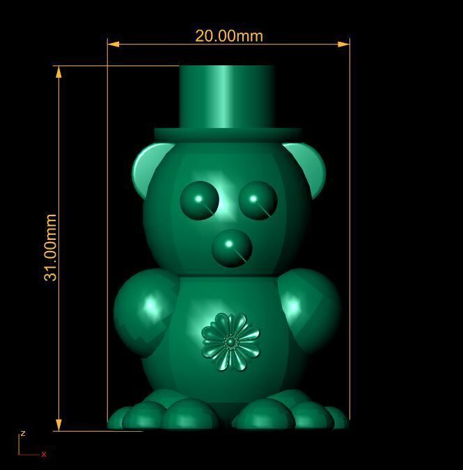 Cute Animal Character 3D print model_3