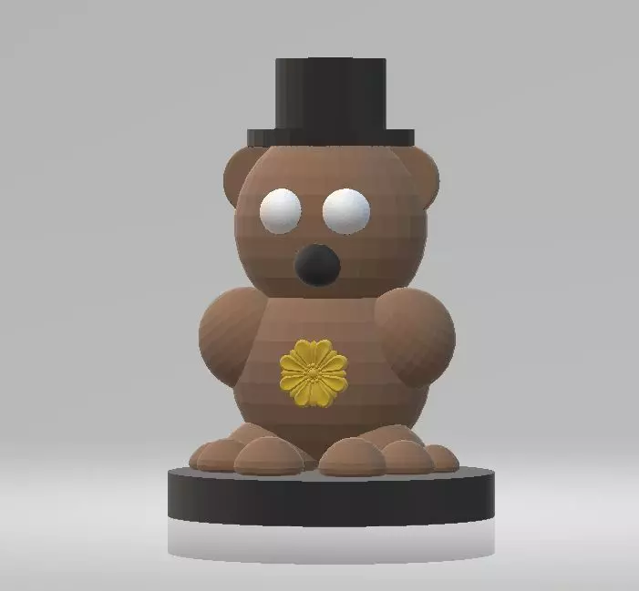 Cute Animal Character 3D print model_0