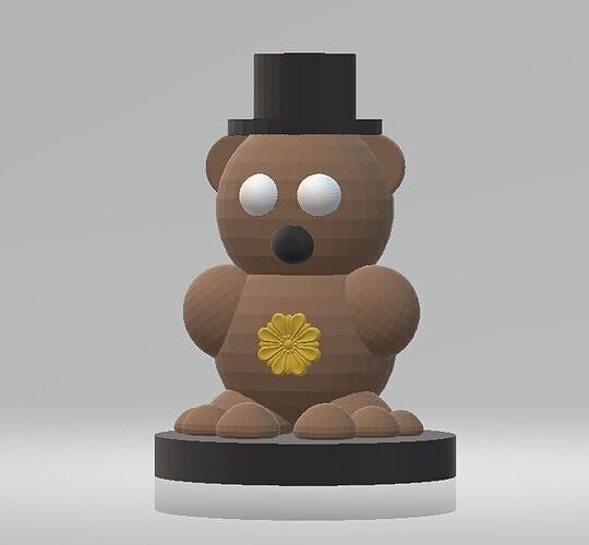Cute Animal Character 3D print model