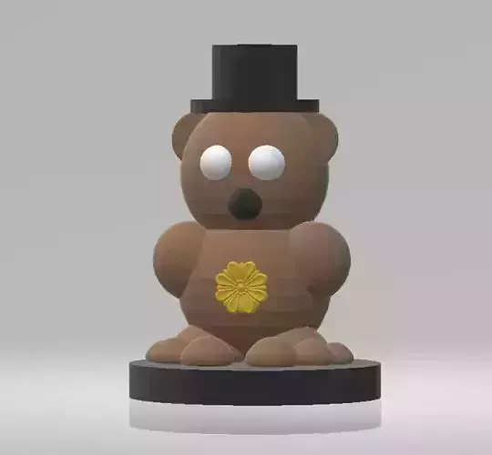 Cute Animal Character 3D print model