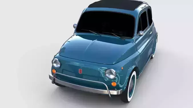Fiat 1968 500L Luxe rev 3D model