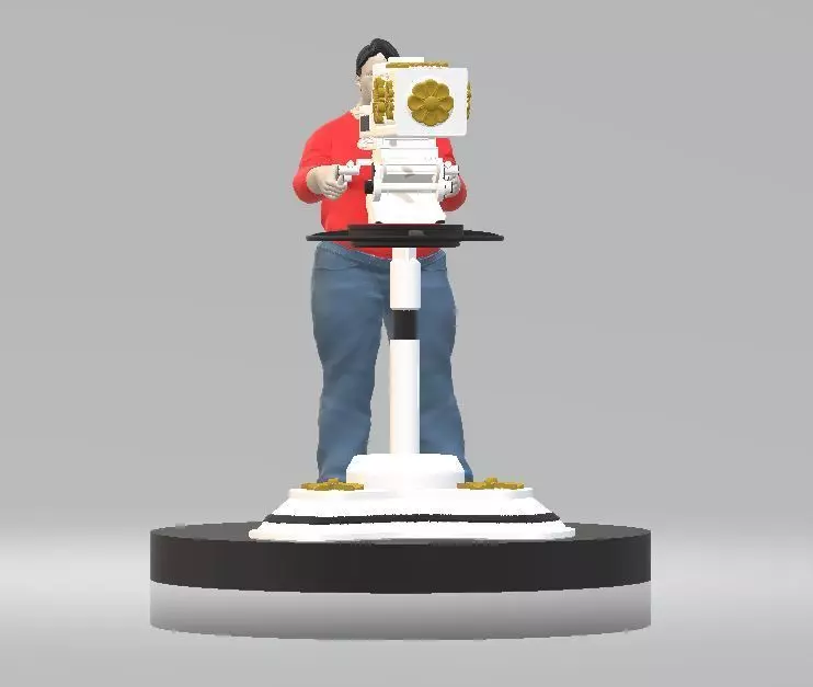 3D Cameraman Model 3D print model