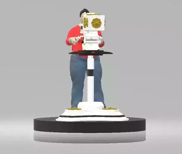 3D Cameraman Model