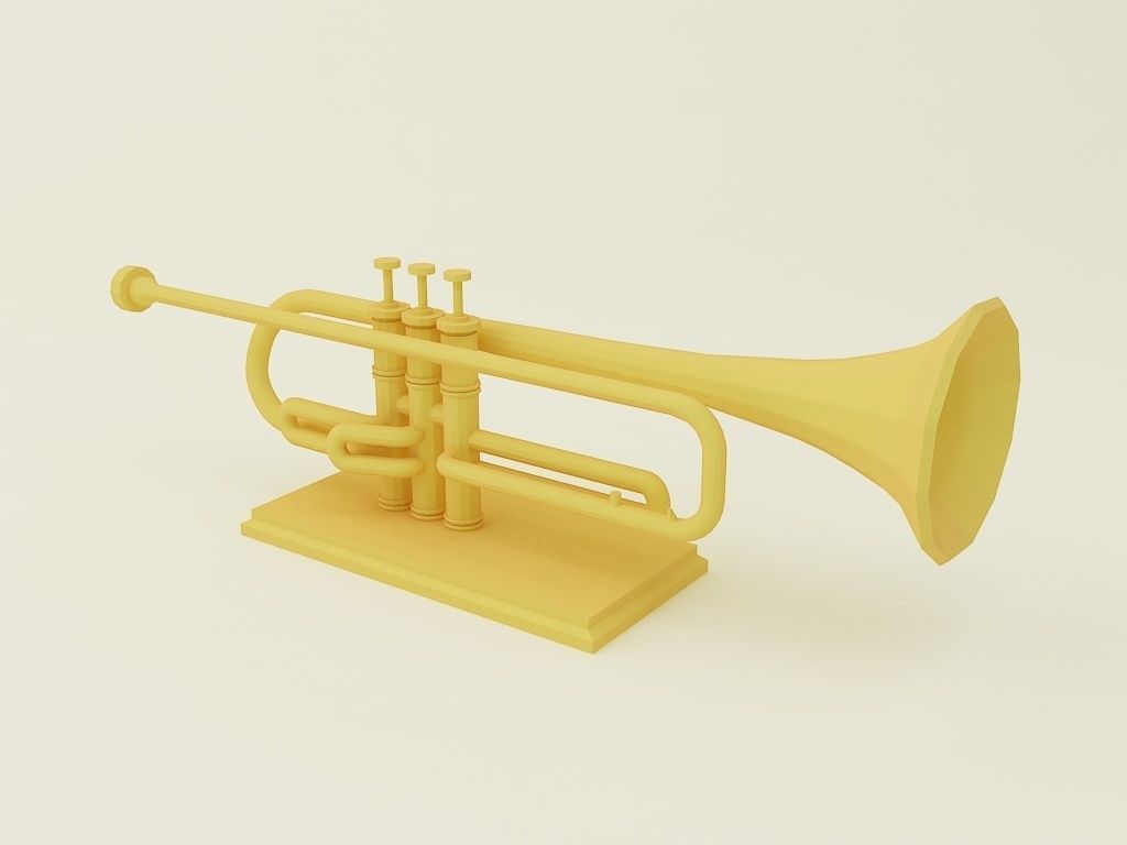 Trumpet 3D print model_1