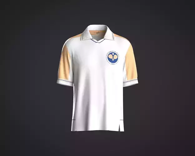 Mens regular fit short sleeve johnny collar polo shirt