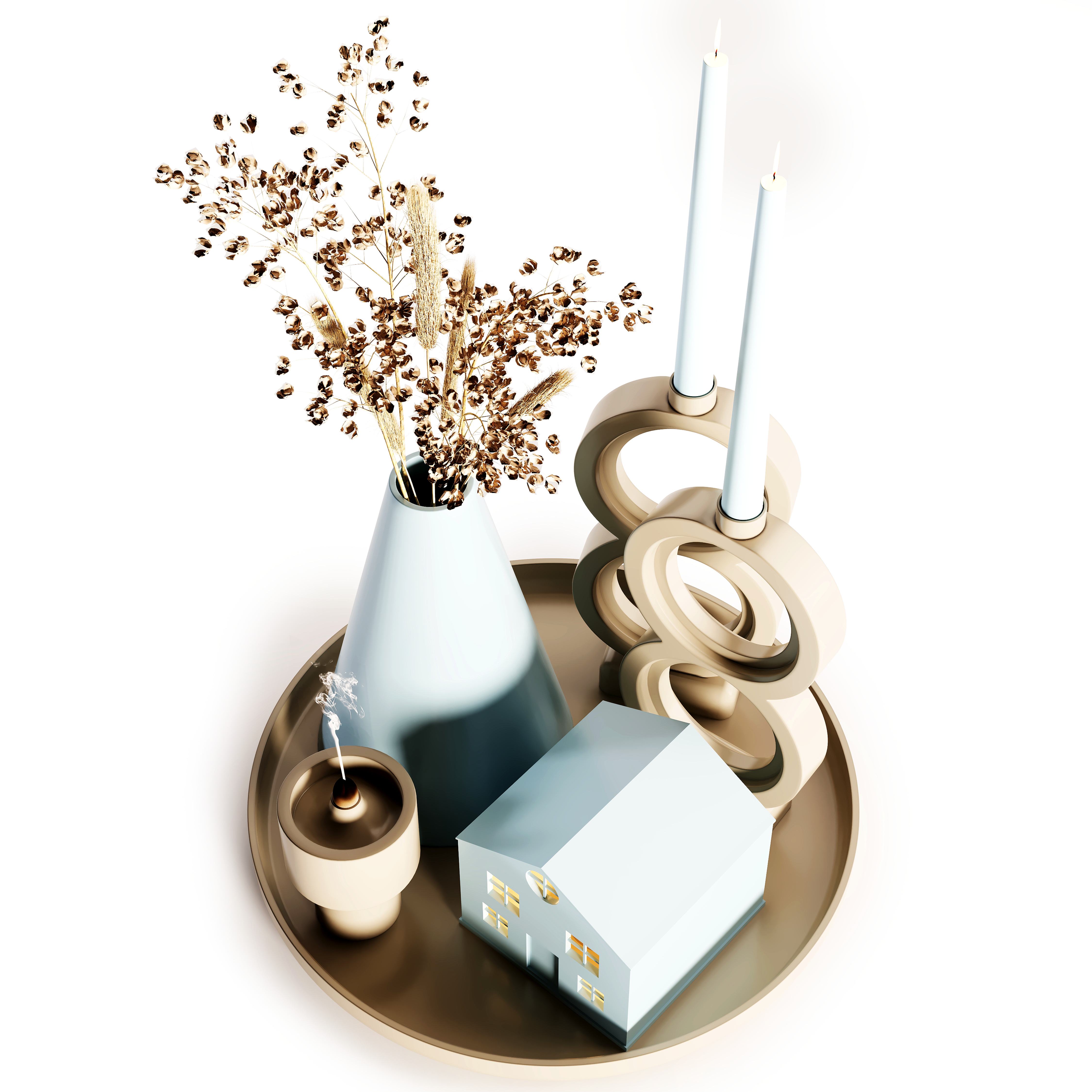 Decorative-set-06 3D model_2
