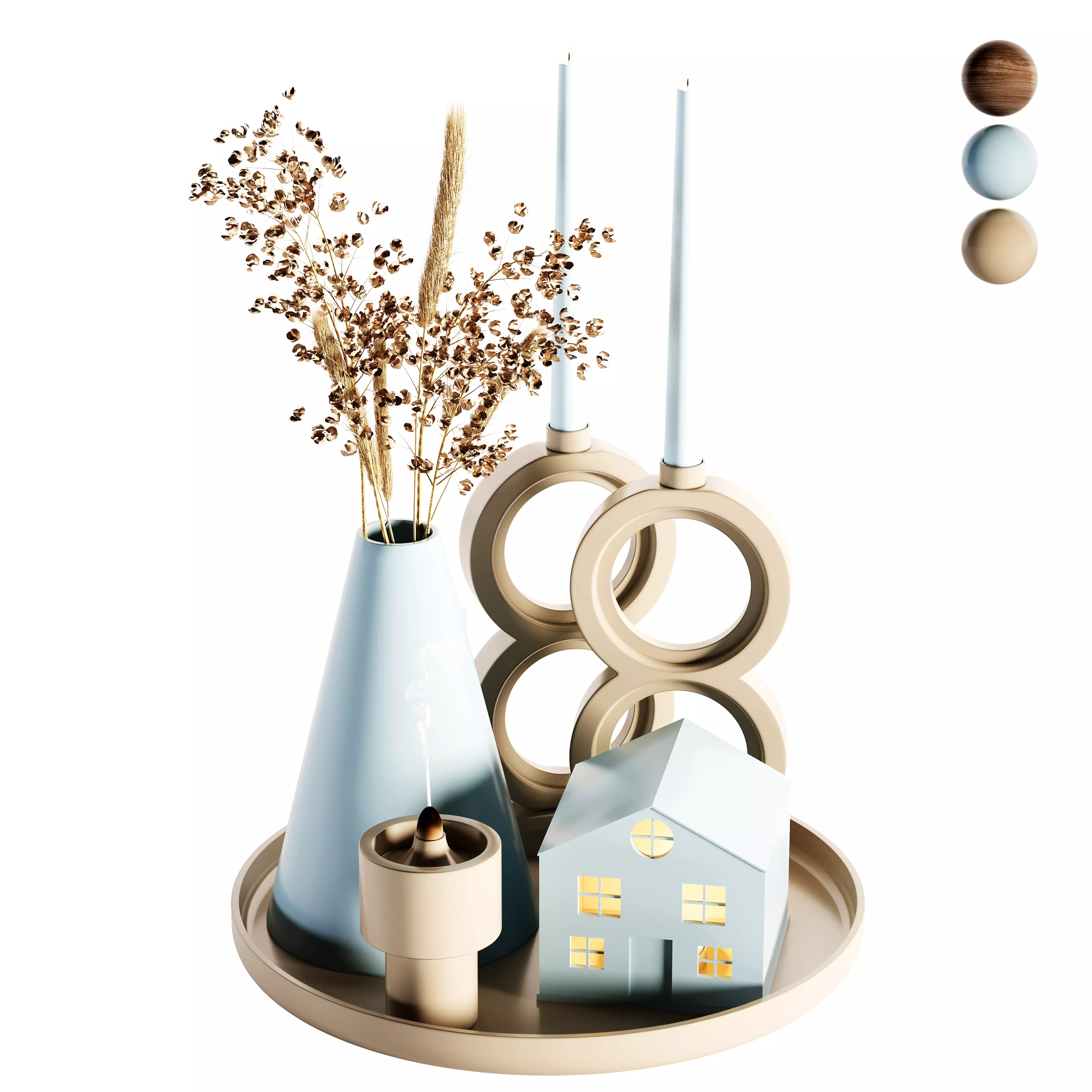 Decorative-set-06 3D model_0