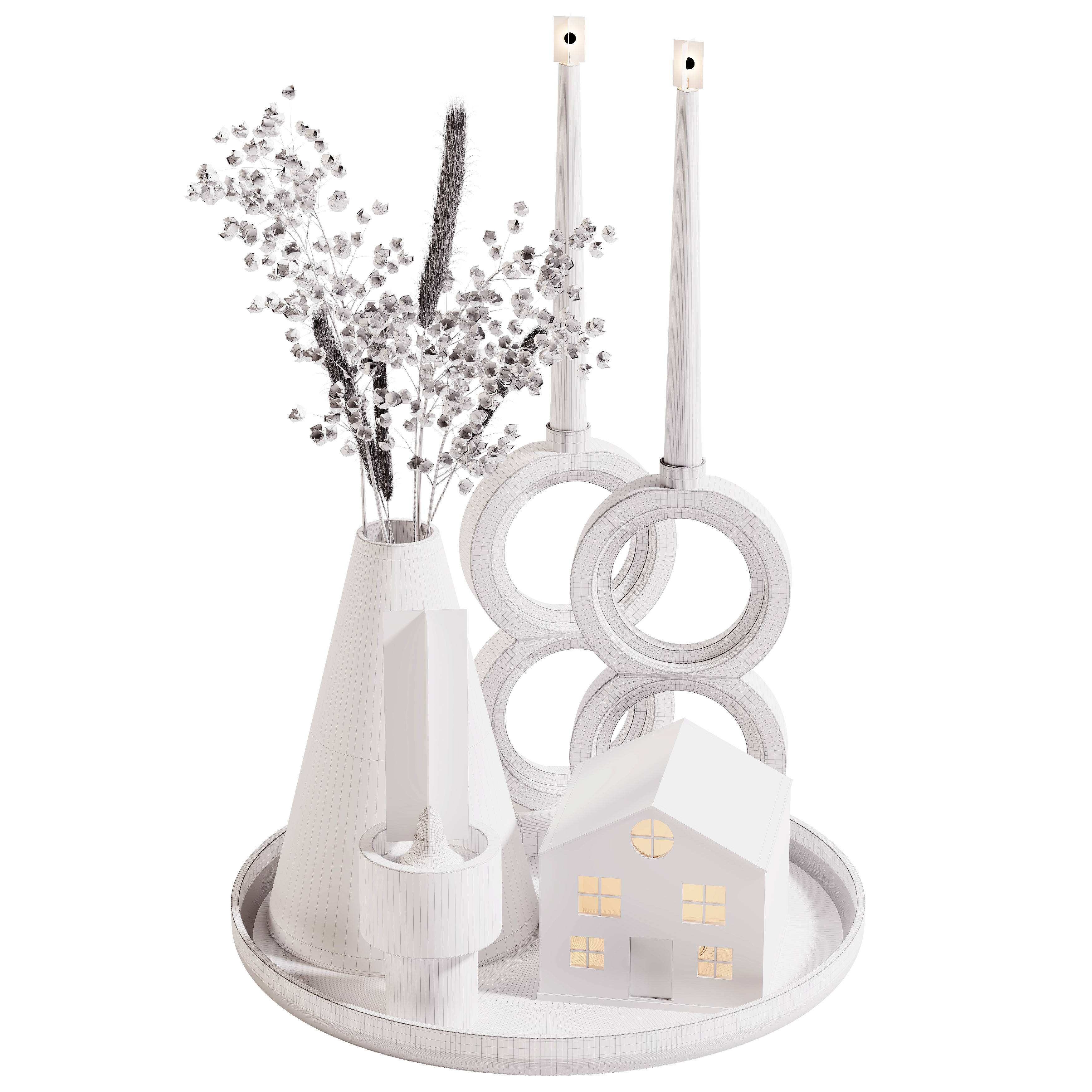 Decorative-set-06 3D model_6