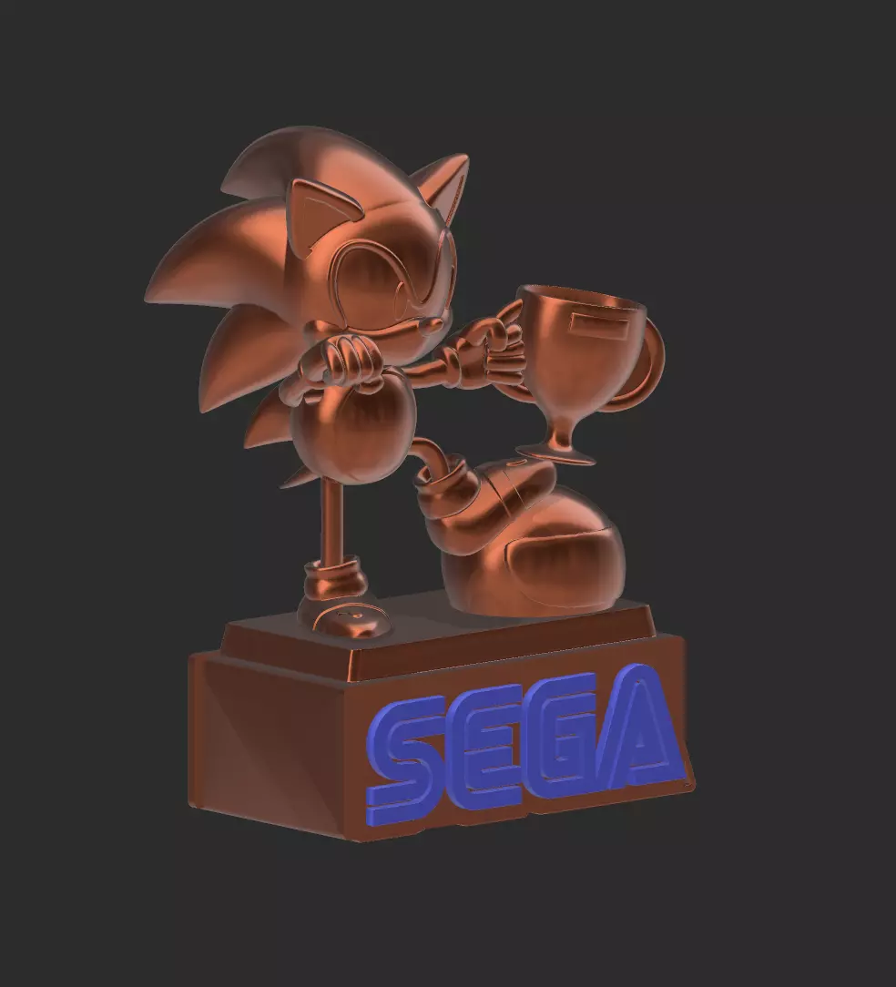 Trophy Donnington parc 1993 Ayrton Senna Win 3D print model