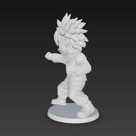 Anime Style Character 3D Print Model 3D model_18