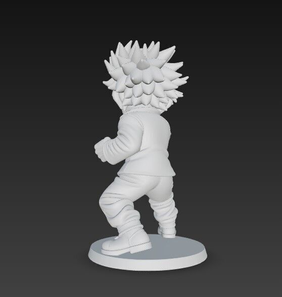 Anime Style Character 3D Print Model 3D model_19