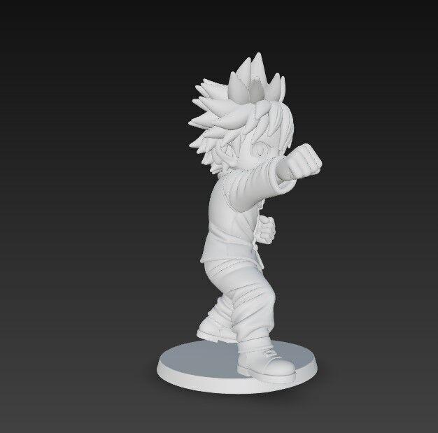 Anime Style Character 3D Print Model 3D model_15