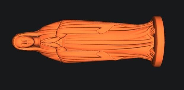 Virgin Mary model 3D print model_5